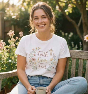 Faith Over Fear T-Shirt - Tithe The Day LLC