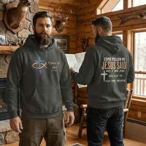 Fisher of Men // Premium Faith Hoodie - Tithe The Day LLC