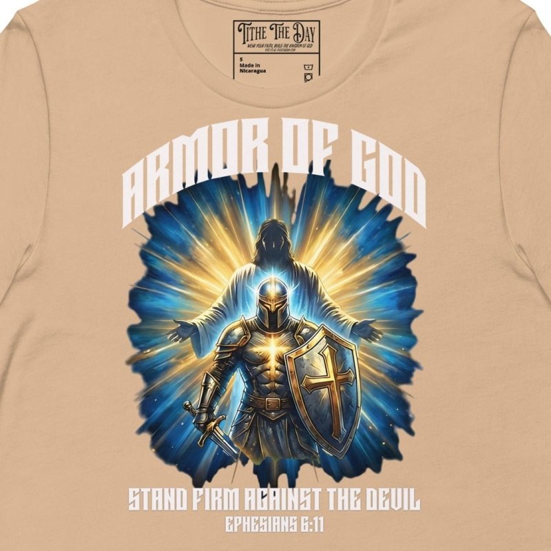 Armor of God T-Shirt - Tithe The Day LLC