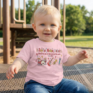 "Joyful Noise Maker" Christian Music Baby Jersey T-Shirt