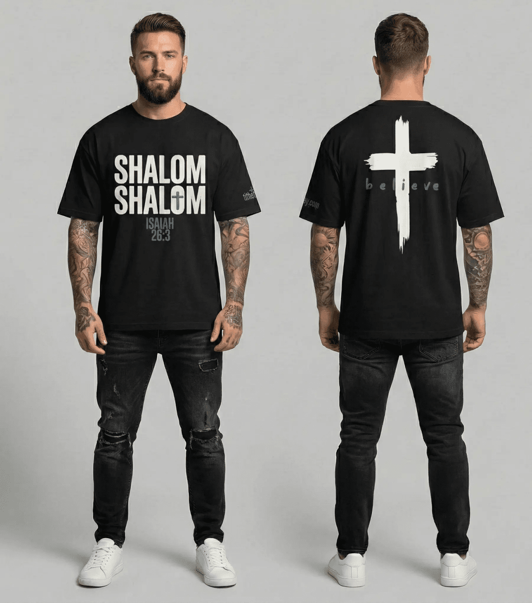 Shalom Shalom T-Shirt - Tithe The Day LLC